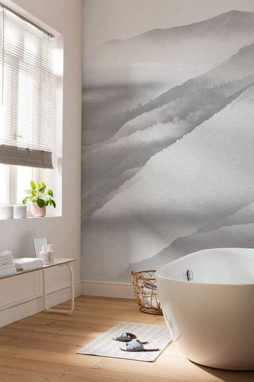 R2 010 Komar White Noise Mountain Carta Da Parati In Tessuto Non Tessuto 200X280cm 2 Strisce Ambiente_112Bfd6D 4Aa3 4A18 A57D Acd592Fc6534 | Yourdecoration.it