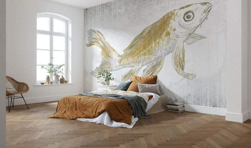 Rsx8 049 Komar Golden Koi Carta Da Parati In Tessuto Non Tessuto 400X280cm 8 Strisce Ambiente_6B0Bbc35 0C96 4F3C 9Fcc 24Af0F9B8285 | Yourdecoration.it