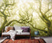 Sh055 Vd4 Komar Green Fire Carta Da Parati In Tessuto Non Tessuto 400X250cm 4 Strisce Ambiente | Yourdecoration.it