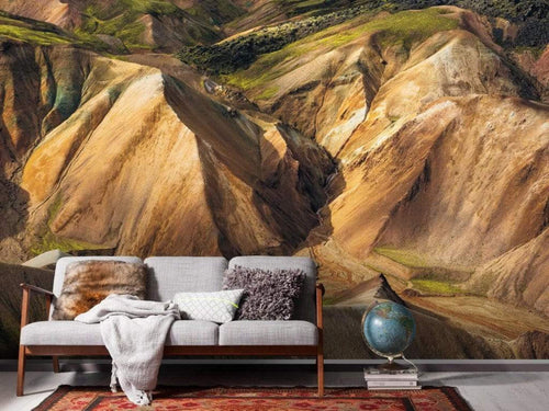 Sh062 Vd4 Komar Shiny Mountains Carta Da Parati In Tessuto Non Tessuto 400X250cm 4 Strisce Ambiente | Yourdecoration.it