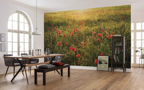 Shx9 071 Komar Poppy World Carta Da Parati In Tessuto Non Tessuto 450X280cm 9 Strisce Ambiente_33F0396B 44Ec 4E01 8Cb2 D0077733Ba39 | Yourdecoration.it