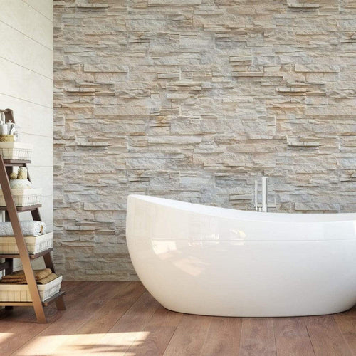 Wg7213 Wizard_Genius Stone Wall Carta Da Parati 366X254cm 8 Strisce Ambiente | Yourdecoration.it