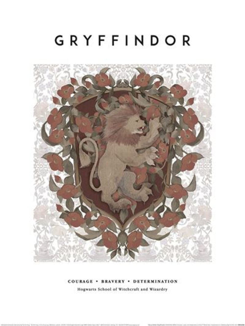 Stampa Artistica Harry Potter Gryffindor 30x40cm Pyramid PPR54398 | Yourdecoration.it